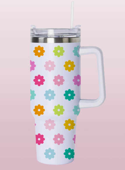 Flower Tumbler, 40 ounce