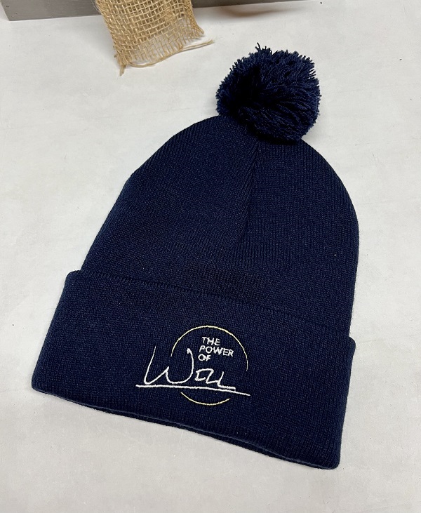 The Power of Will Beanie-embroidered with POW logo